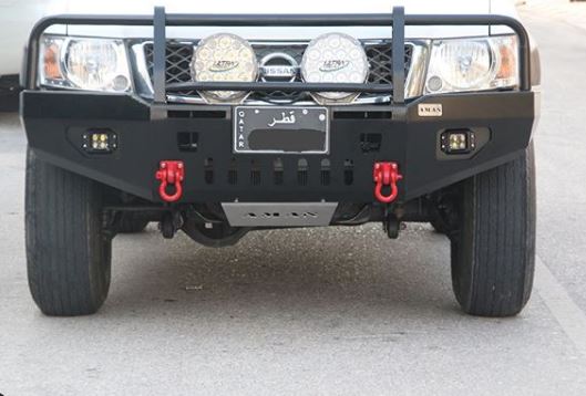 New aluminum bumper for the Nissan patrol VTC 4800 pickup.