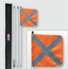 Load image into Gallery viewer, DOBINSONS 4X4 HI-VIS VEHICLE FLAG
