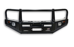 LC 100 - BLACK DELUXE BULLBAR