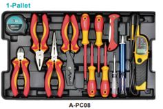 CASE - 4 Pallet Tool case set - 125 pieces