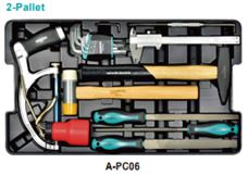 CASE - 4 Pallet Tool case set - 125 pieces