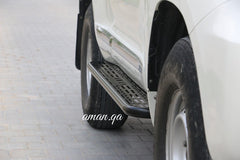 دواسات لاندكروزر ستيل 2008- 2020 Toyota Land-Criser Steel Rock Sliders