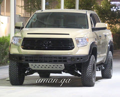 TUNDRA STEEL FRONT BUMPER + ALUMINUM SHEET تندرا المصد الأمامي