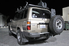 LC 100 - Spare on rear Bumper