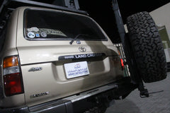 LC 100 - Spare on rear Bumper