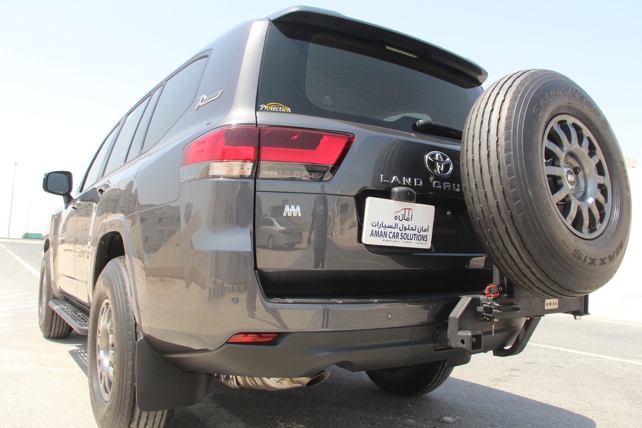 Lc300 Rear LC300 Rear Spare Tyre Rack - NEW – AMAN